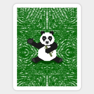 Geometric Panda Sticker